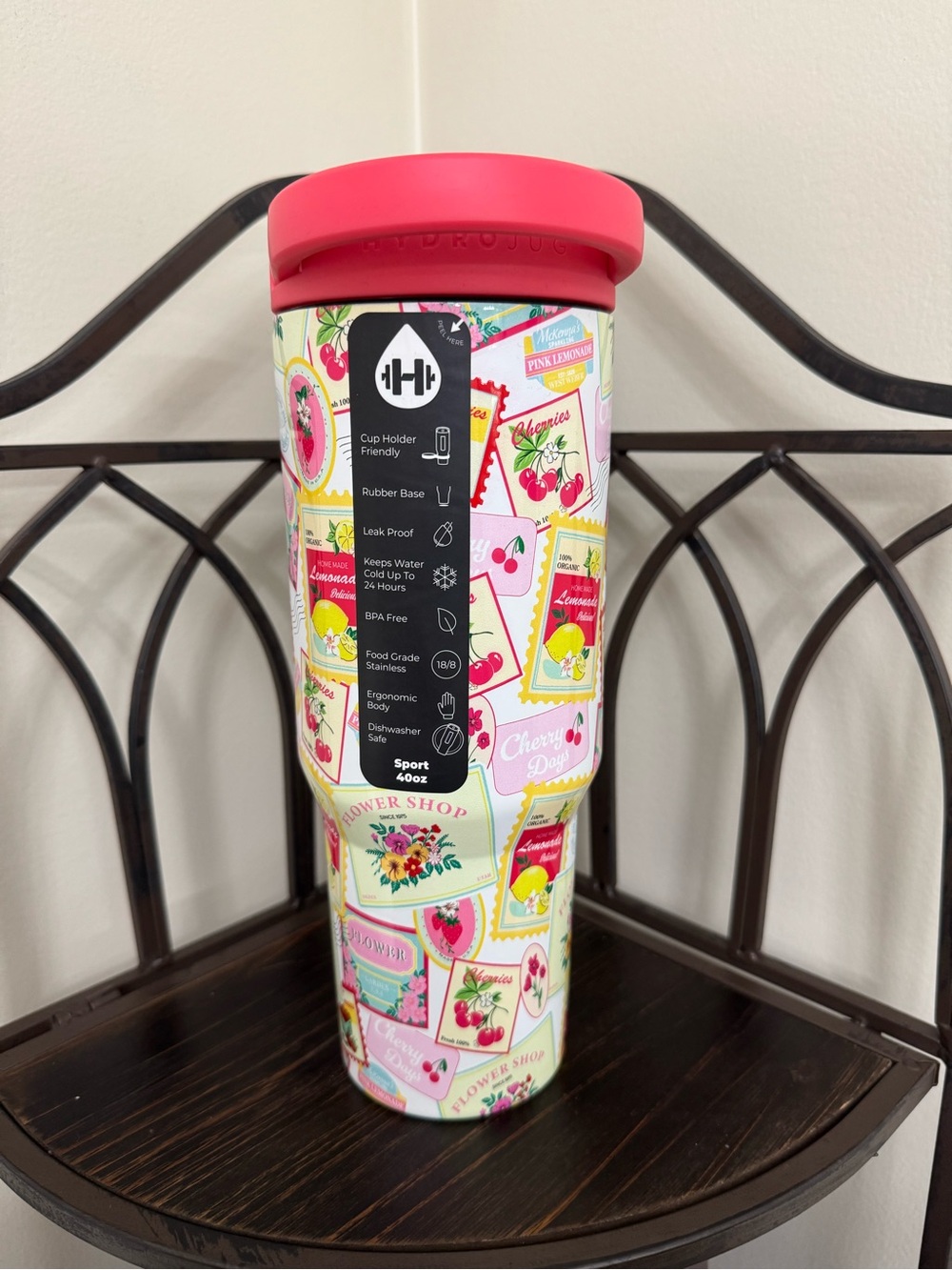 NWT HydroJug 40oz Sport Farmers Market